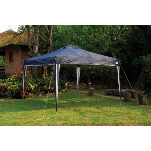 gazebo x oxford mor grande montado campo