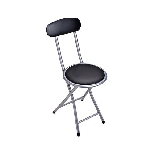 banqueta dobravel circular mor conforto aberta