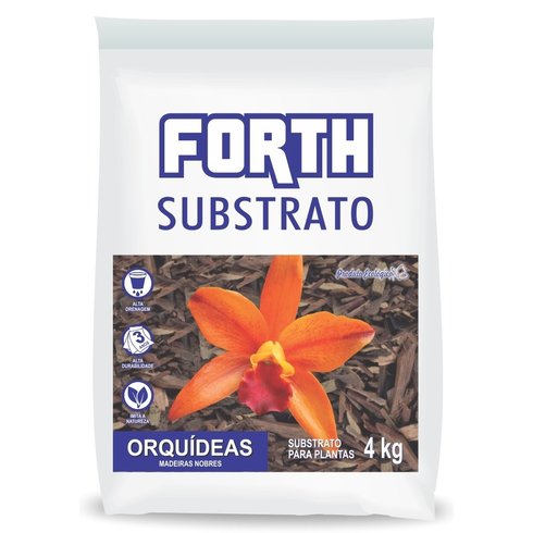 substrato orquidea 4kg forth madeiras nobres