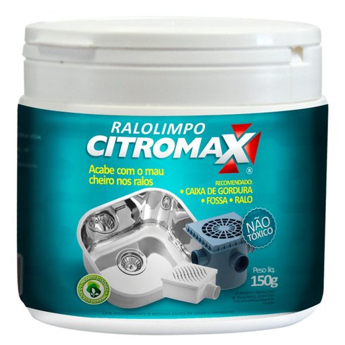 ralo limpo mau cheiro nao toxico citromax