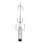 espeto flex original pilha inox novidade