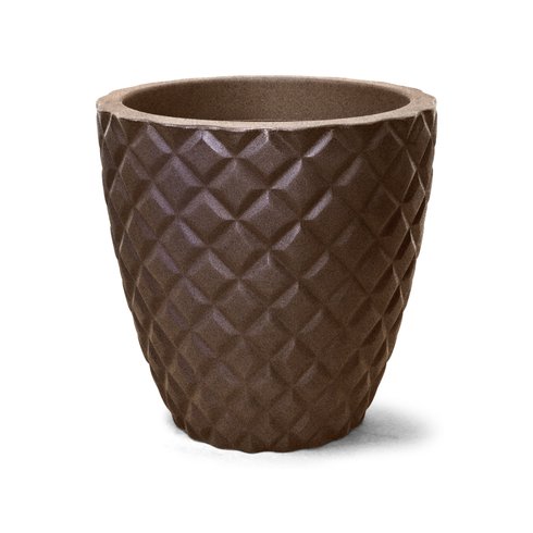 vaso diamante redondo 43 ferrugem