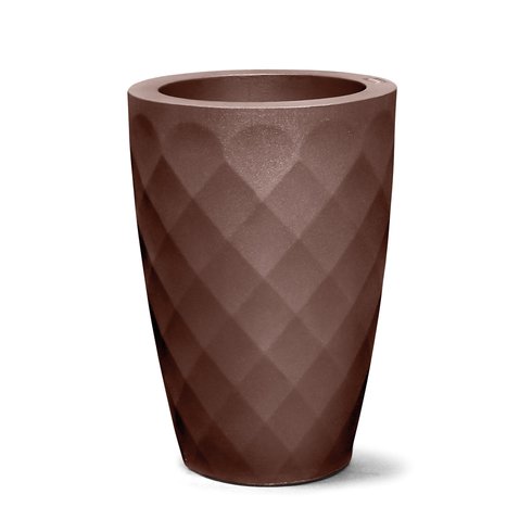 vaso safira conico 55 tabaco