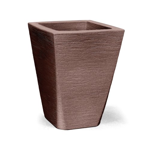 vaso grafiato trapezio 50 tabaco