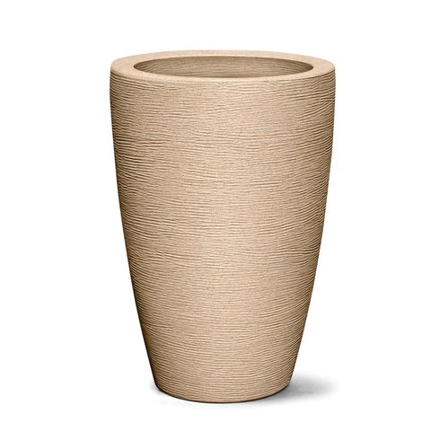 vaso grafiato conico 65 areia