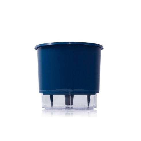 azul escur vaso raiz auto irrigavel