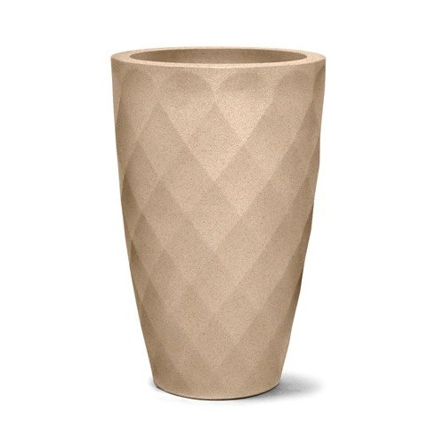 vaso conico safira areia