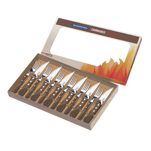 jogo para churrasco polywood 12 pecas castanho tramontina