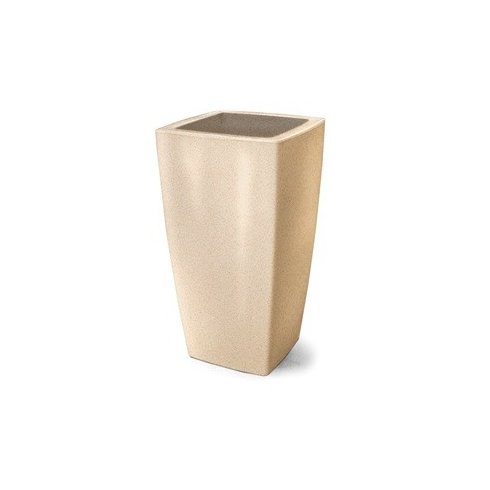 vaso plastico trapezio areia 45