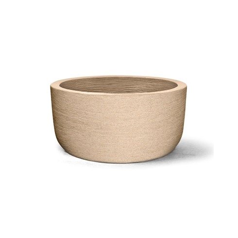 vaso plastico grafiato areia redondo 22