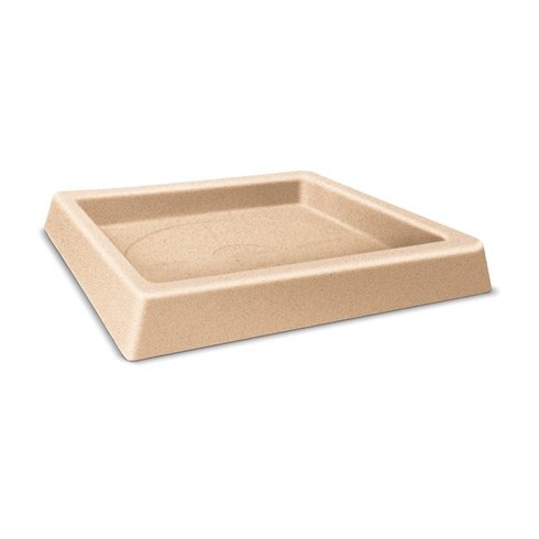prato quadrado classic liso areia 36