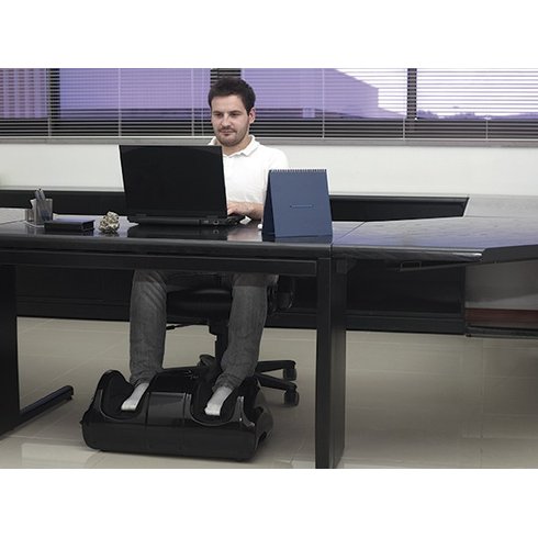 massageador de pes mor detalhe no trabalho