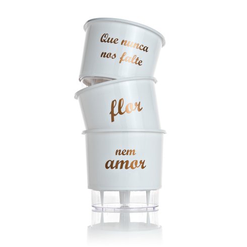 vaso autoirrigavel wishes floeamor branco