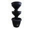 mini horta autoirrigavel cor preto