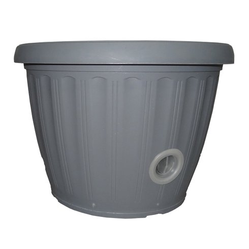 vaso mini acqua cinza autoirrigavel