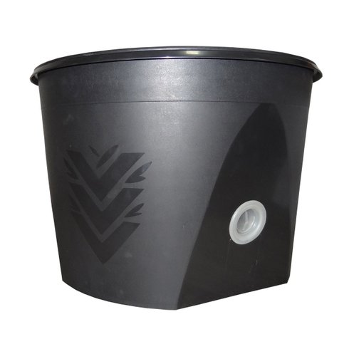 vaso acqua grande preto autoirrigavel