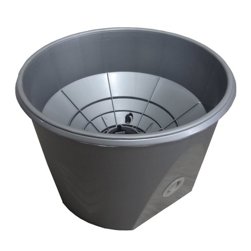 vaso acqua grande prata autoirrigavel