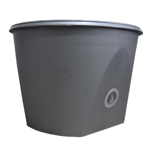 vaso acqua grande prata autoirrigavel frente