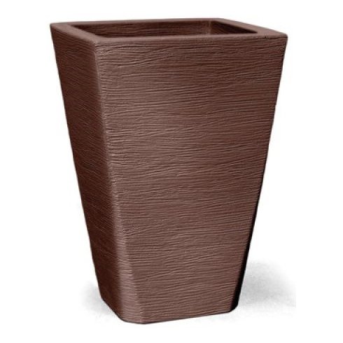vaso grafiato trapezio tabaco