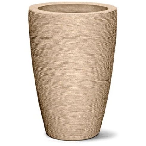 vaso grafiato conico areia