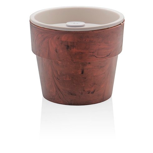 vaso auto irrigavel medio mogno ou linha plantar flores horta jardinagem