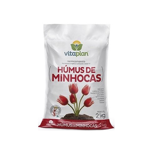 humus de minhocas 2kg
