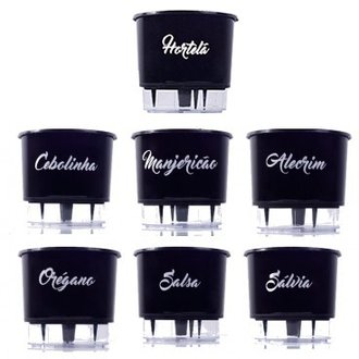 Jogo 7 Vasos Autoirrigáveis Gourmet Raiz Nº3