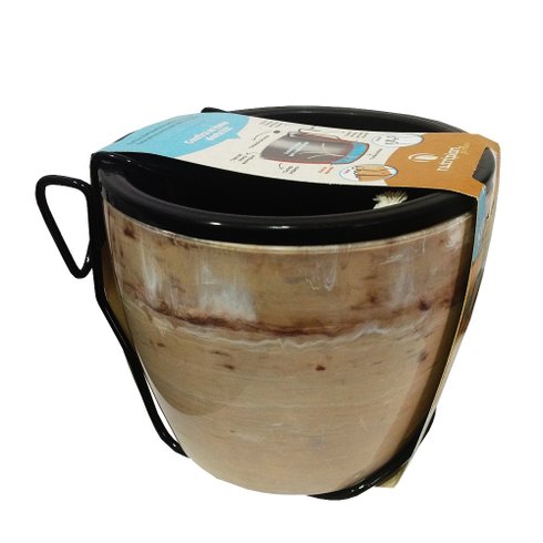 vaso autoirrigavel n03 nutriplan com suporte completo