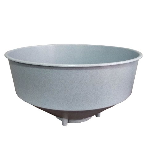 vaso plantio grande flocado