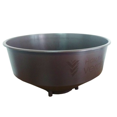 vaso plantio grande marrom