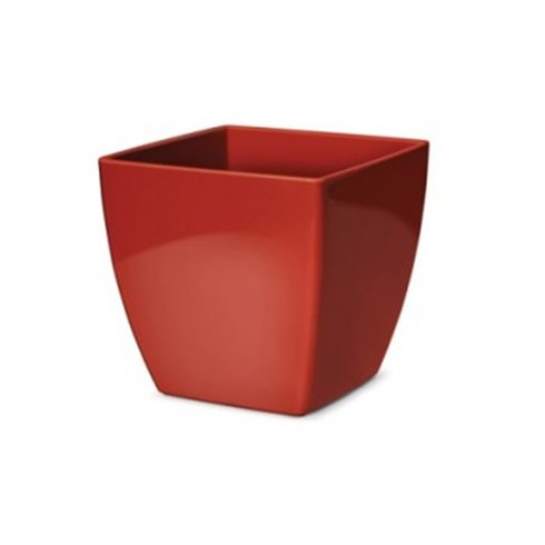 vaso cachepo elegance quadrado nutriplan vinho