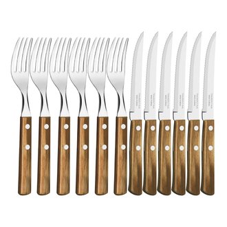 Jogo Talheres para Churrasco Polywood 21199/403 Tramontina cor
