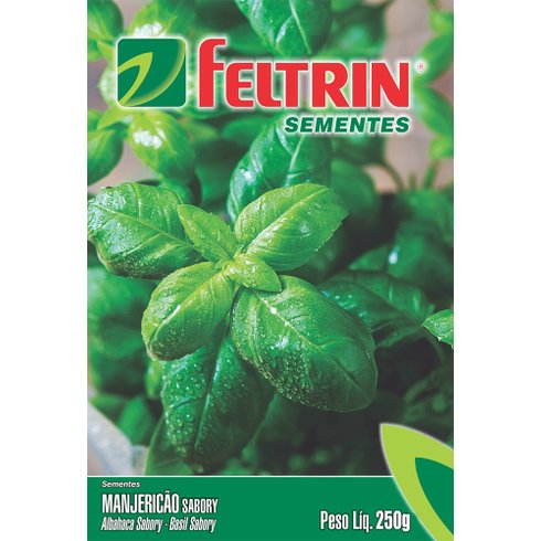 semente manjericao sabory feltrin 250mg