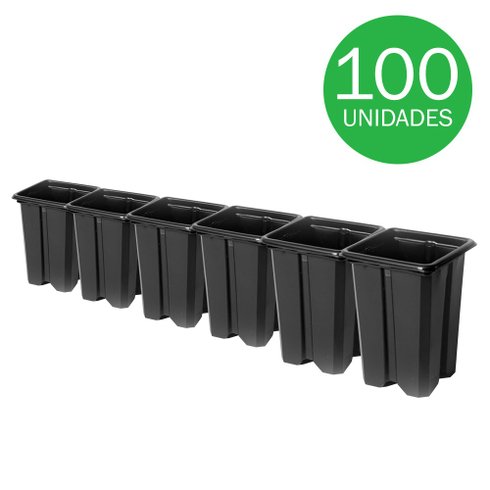 pote vaso quadrado n08 nutriplan kit 100un