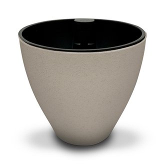 Vaso Auto Irrigável Plantiê Casca de Arroz