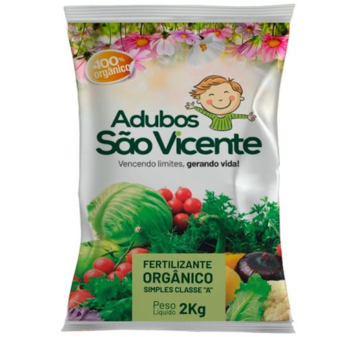 fertilizante organico sao vicente 2kg