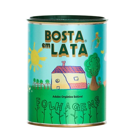 bosta em lata folhagens