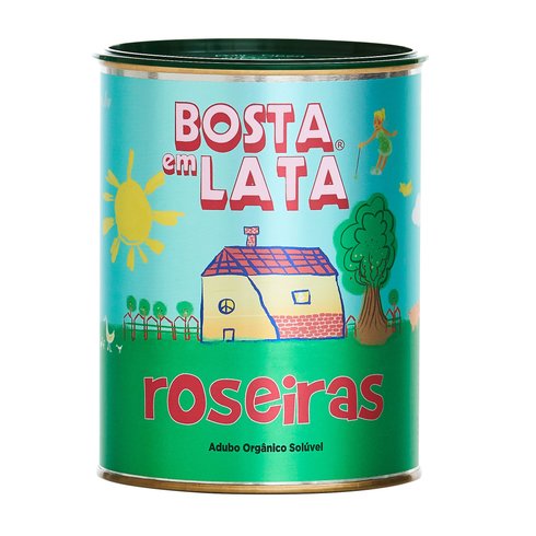 bosta em lata roseiras