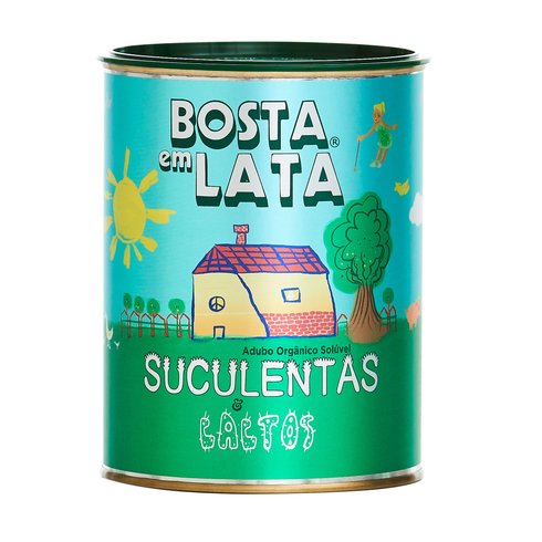 bosta em lata suculentas