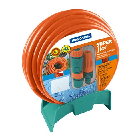 mangueira super flex com suporte 30m