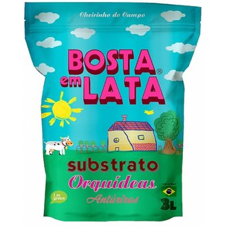 Substrato Bosta em Lata ORQUIDEAS E ANTURIOS