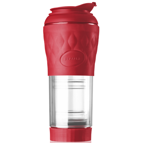 cafeteira portatil pressca vermelha