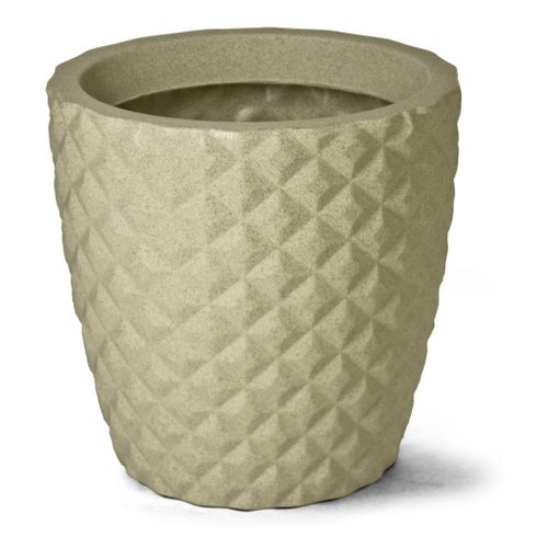 vaso diamante redondo 33 nutriplan areia