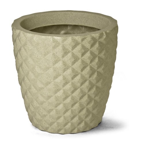 vaso diamante redondo 24 nutriplan areia