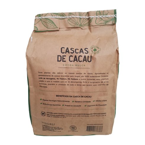 casca cacau cobertura vasos nugali