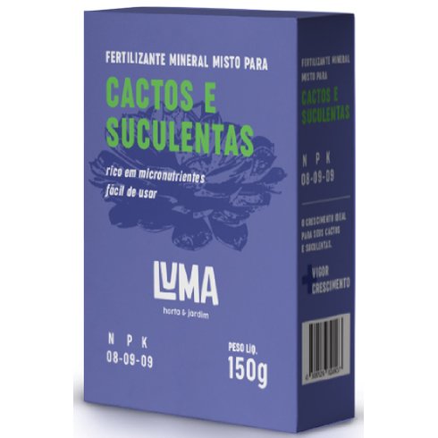 fertilizante luma cactos suculentas 150 g