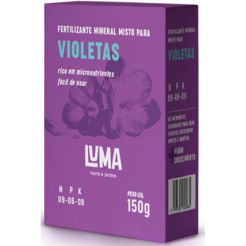 fertilizante luma violetas 150 g