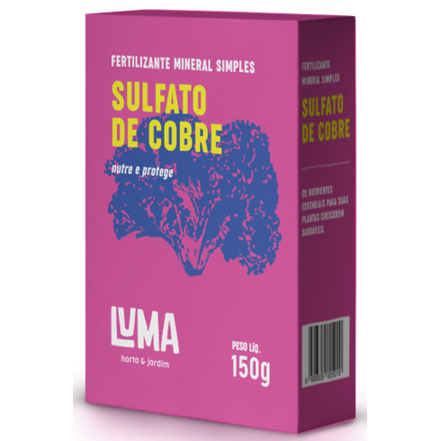 fertilizante luma sulfato de cobre 150 g
