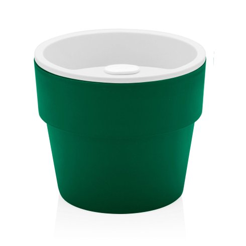 vaso autoirrigavel ou verde botanica