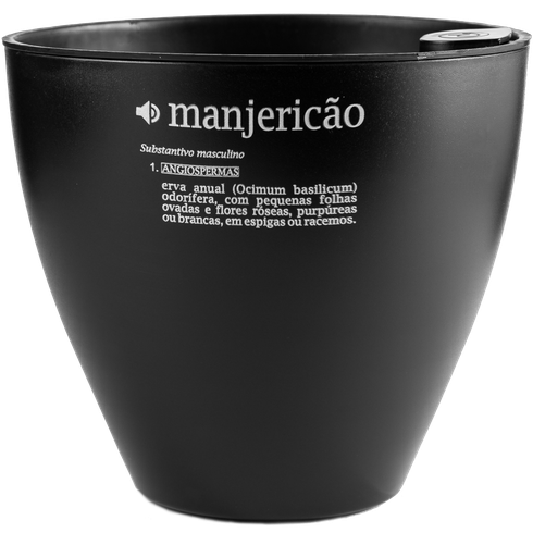 vaso autoirrigavel plantie manjericao